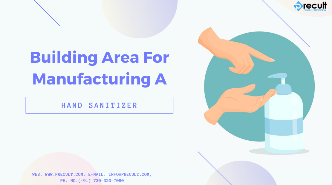 Building area For Manufacturing Hand Sanitizer