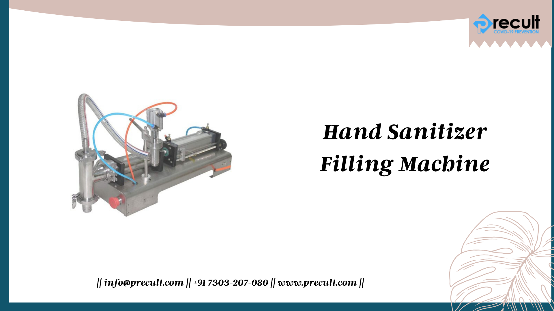 Hand Sanitizer Filling Machine