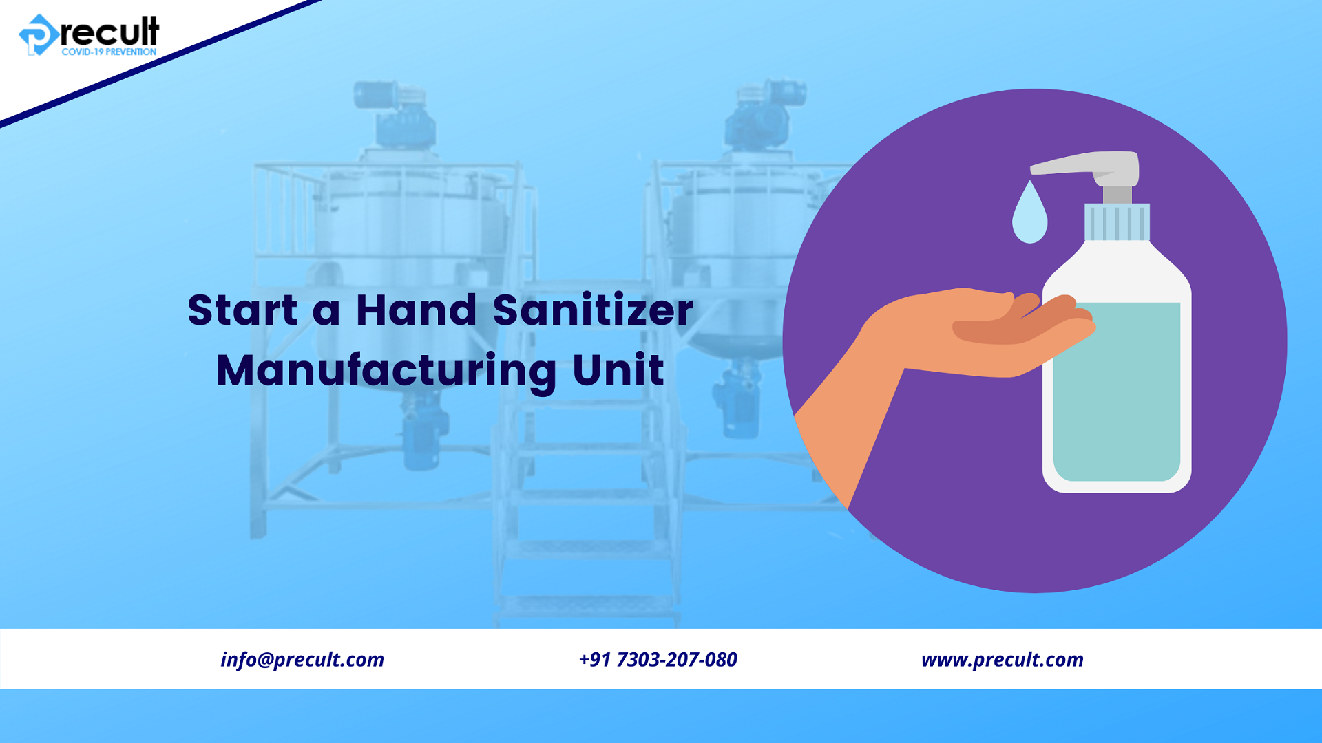 Start a Hand Sanitizer Manufacturing Unit